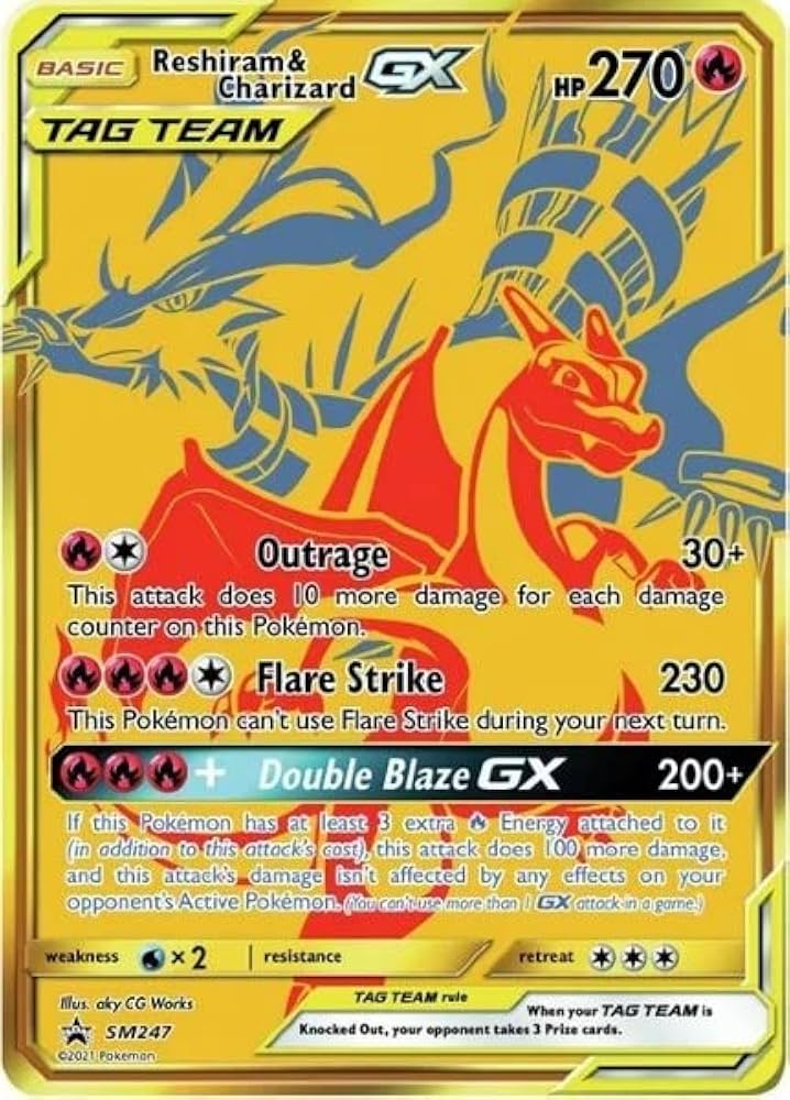 Reshiram & Charizard GX