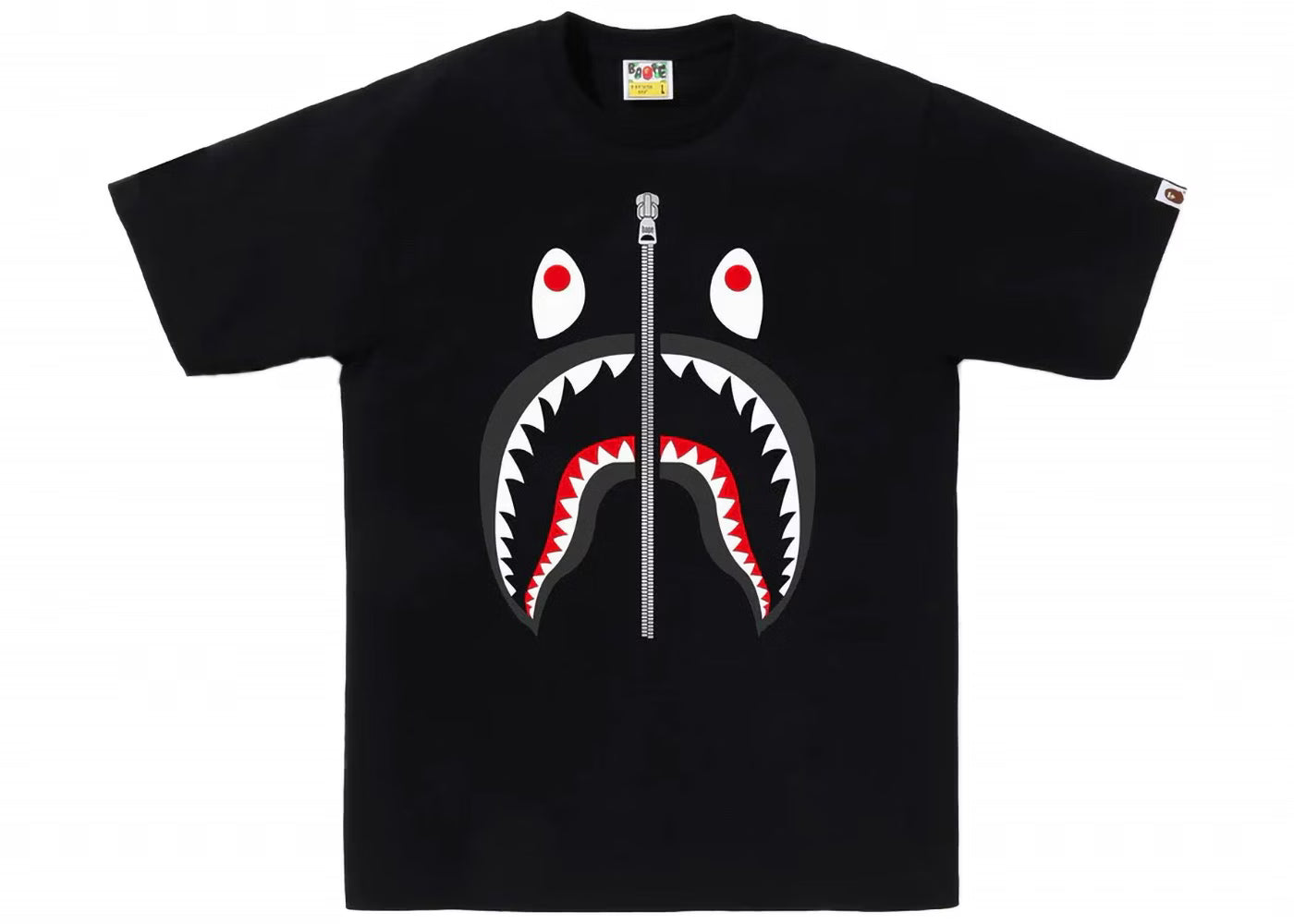 Tee BAPE Shark Black Talla XL